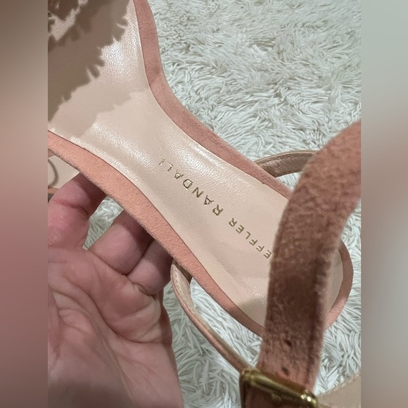 Loeffler Randall Layla suede Pom-Pom Sandal - size 6.5 - Picture 7 of 10